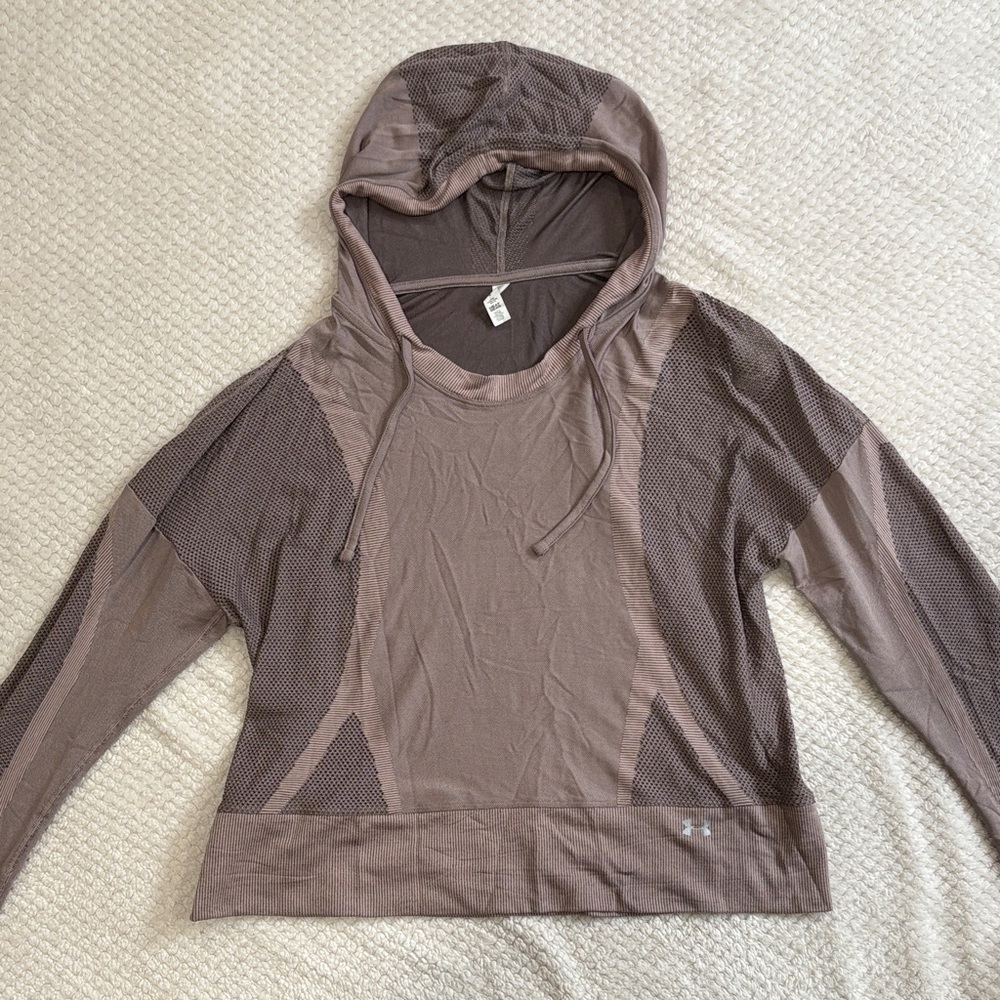 Under Armour Women's Mauve Mesh Hoodie